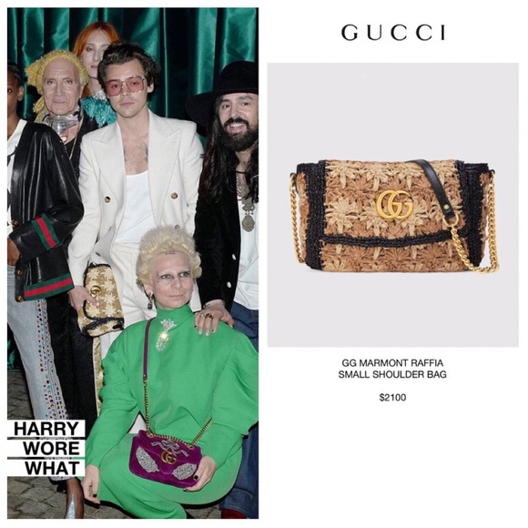 SOLD π₯ HP π₯ GG Raffia Marmont 2.0 - Picture 3 of 11